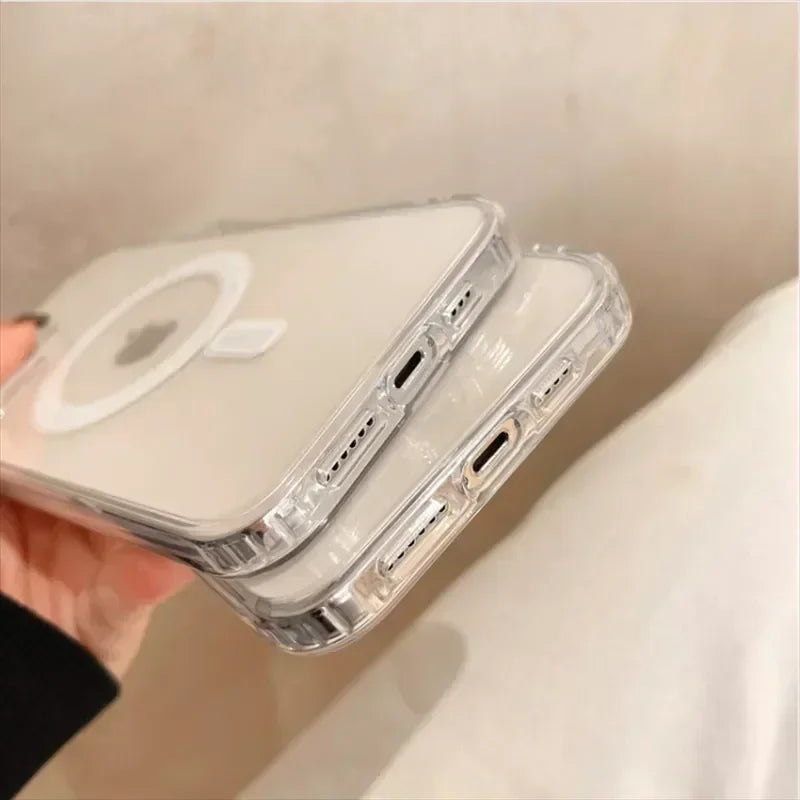 Magnetisk Magsafe-deksel med trådløs lading – Klar beskyttelse for iPhone
