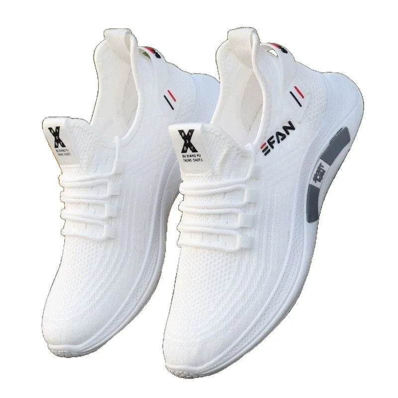 Komfortable herresko for tur og hverdag – pustende og brede slip‑on sneakers