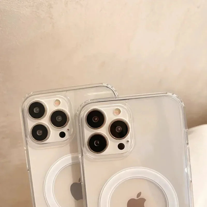 Magnetisk Magsafe-deksel med trådløs lading – Klar beskyttelse for iPhone