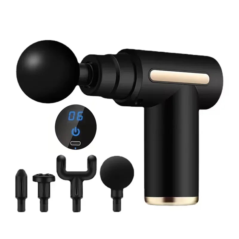 Profesjonell Massasje­pistol – Dyp Muskelbehandling & LED‑touch