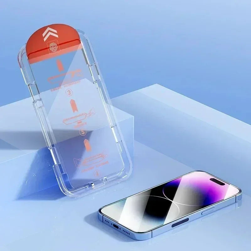 Herdet Glass Skjermbeskytter for iPhone – Enkel Montering